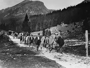 Hohenschwangau: Prince Regent Luitpold of Bavaria on an excursion
