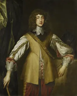 Seamed: Prince Rupert of the Rhine, after Van Dyck