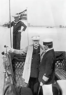 Chancellors: Prince von Bulow with the Kaiser