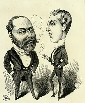 Heir: The Prince of Wales with the Duke of Clarence