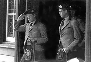 Ballater: The Prince of Wales and Duke of Kent