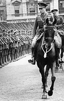 C1920: Prince of Wales reviewing troops