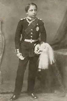 Epaulets: Prince Wilhelm of Prussia, c. 1873. He was