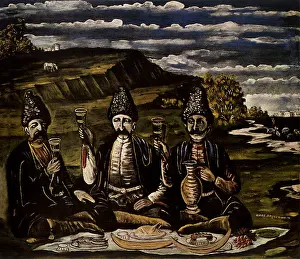 Pirosmani: Three Princes Carousing
