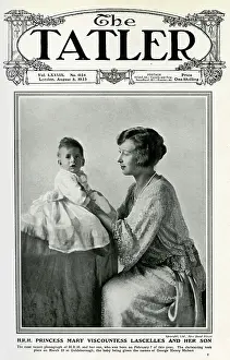 Vicountess: Princes Mary Vicountess Lascelles and her son