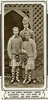 Avondale: Princess Alexandra of Wales with her two eldest sons