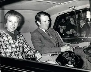 Lest: Princess Anne and fiance Mark Phillips