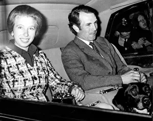 Ascended: Princess Anne and her husband Mark Phillips
