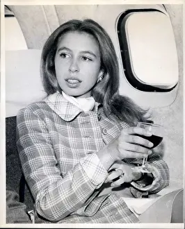 Biscay: Princess Anne makes her first flight on Concorde