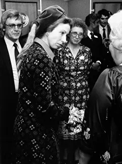 Dairies: Princess Anne visiting Express Dairies