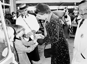 Dairies: Princess Anne visiting Express Dairies