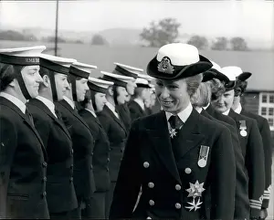 Berks: Princess Anne at WRNS passing out parade