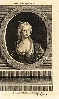 London Magazine: Princess Augusta of Saxe-Gotha-Altenburg