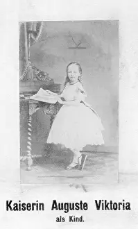 Viktoria: Princess Augusta Victoria, around 1865