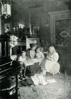 Carisbrooke: Princess Beatrice with her children at Windsor