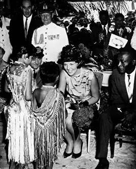 Suriname: Princess Beatrix of the Netherlands in Suriname