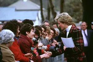 Walkabout: Princess Diana visiting Truro, Cornwall