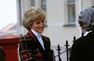 Princess Diana visiting Truro, Cornwall