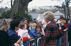 Walkabout: Princess Diana visiting Truro, Cornwall
