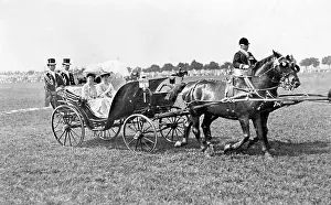 Eitel: Princess Eitel-Friedrich at a spring parade, 1908