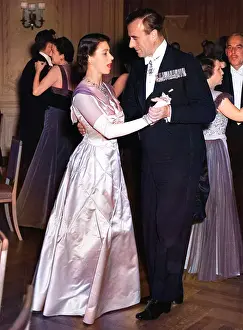 Ballgown: Princess Elizabeth dancing with Lord Mountbatten