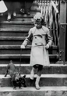 Princess Elizabeth and her dog