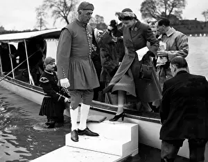 Sculling: Princess Elizabeth at the Head of the River race, Devon