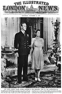 Princess Elizabeth and Lieutenant Philip Mountbatten