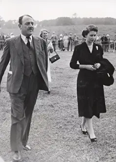 Cowdray: Princess Elizabeth with Lord John Cowdray