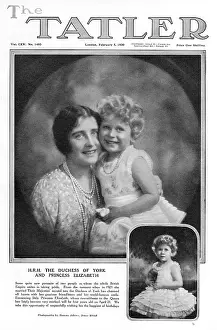 Bowes Lyon: Princess Elizabeth and her mother, 1930