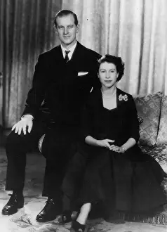 Underskirt: Princess Elizabeth and Philip