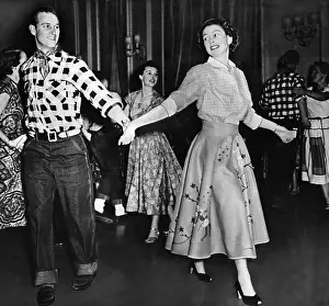Princess Elizabeth and Philip dancing in Canada