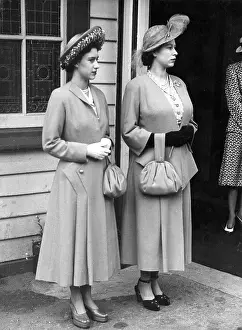 Ballater: Princess Elizabeth on route to Balmoral, 1948