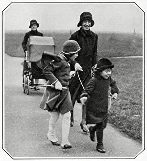Princess Elizabeth of York in Hyde Park