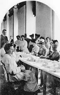 Elizaveta: Princess Elizaveta Feodorovna doing wartime relief work