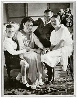 Princess Hermine of Reuss, second wife of the ex-Kaiser