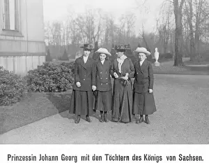 Wilhelmina: Princess Johann Georg with the daughters of