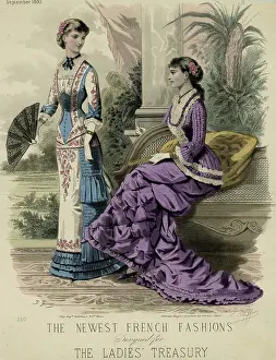 Flounces: PRINCESS LIND DRESS 1880