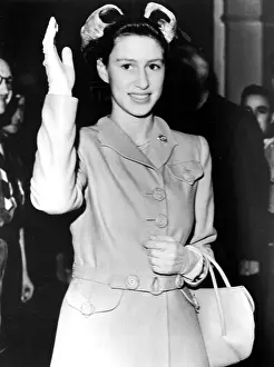 Ballymena: PRINCESS MARGARET, candid of her visit to ?
