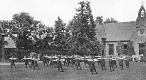 Addlestone: Princess Mary Homes, Addlestone, Surrey - Girls at Drill