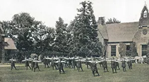 Addlestone: Princess Mary Homes, Addlestone, Surrey - Girls at Drill