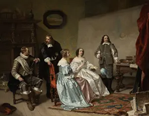 Jacobus: Princess of Orange Visiting the Work-shop