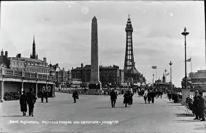 Cenotaph: Princess Parade and Cenotaph in Blackpool