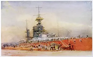Undergoes: PRINCESS ROYAL IN DOCK