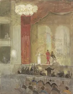 Antonie: Princess Theatre in The Hague during performance of Othello