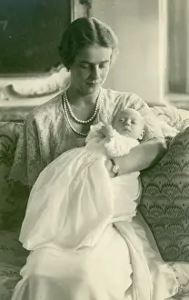 Margravine: Princess Theodora of Greece with her eldest child