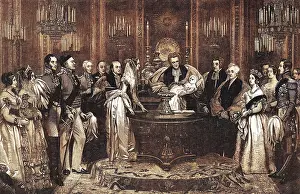 Baptise: Princess Vicky christened, 1841