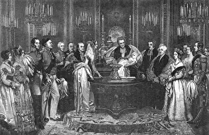 Baptised: Princess Vicky christened, 1841