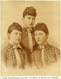 Threesome: Princess Victoria with her two sisters