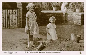 Bowes Lyon: Princesses Elizabeth and Margaret at St. Paul's Walden Bury